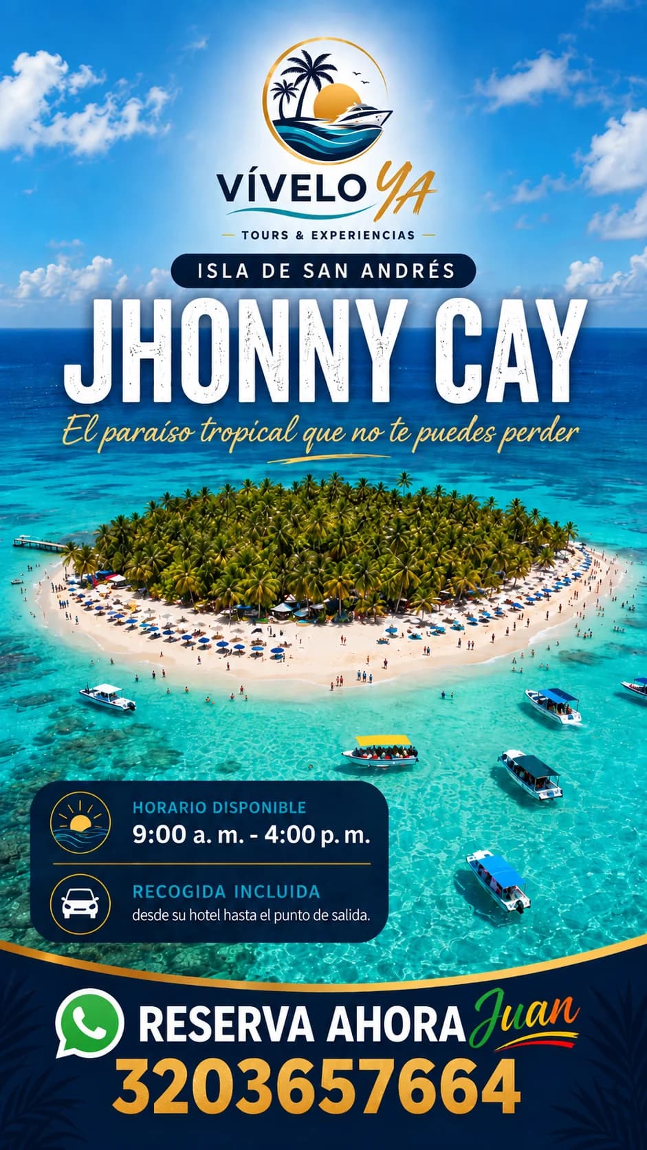 Flyer de la experiencia: Jhonny Cay
