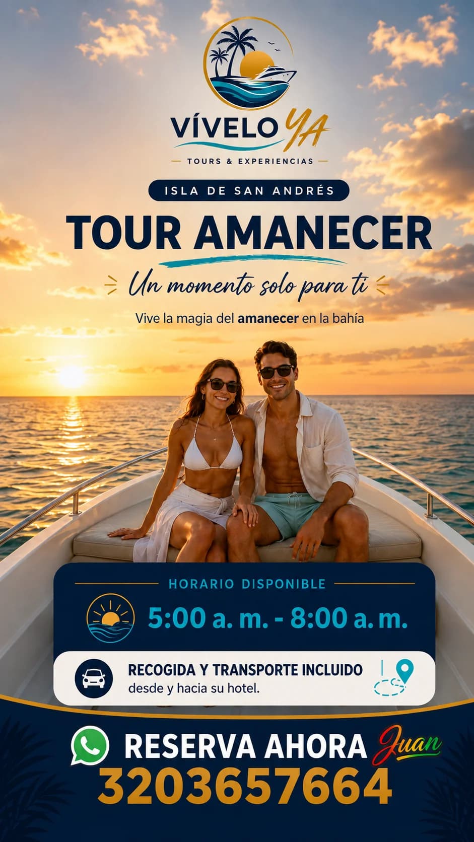 Flyer de la experiencia: Tour Amanecer