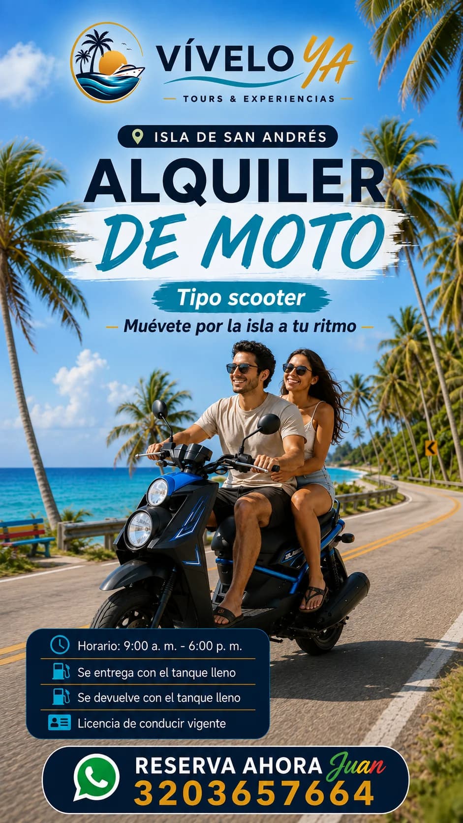 Flyer de la experiencia: Moto Scooter